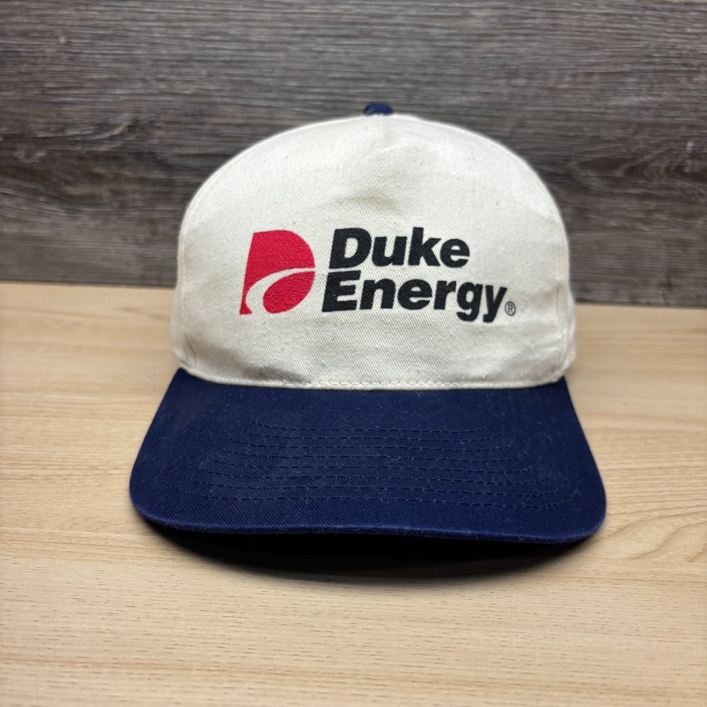 Duke Energy Hat Cap Snap Back Red White Blue Logo Modern Source